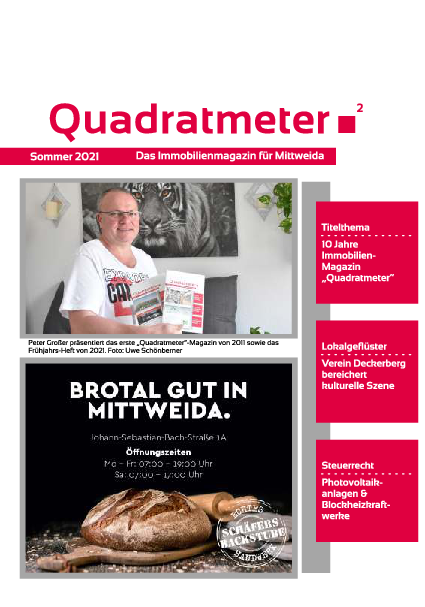 Quadratmeter Ausgabe 2021 Sommer
