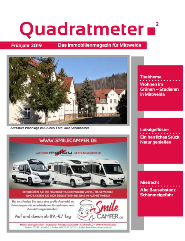 Quadratmeter Ausgabe 2019 Frühjahr