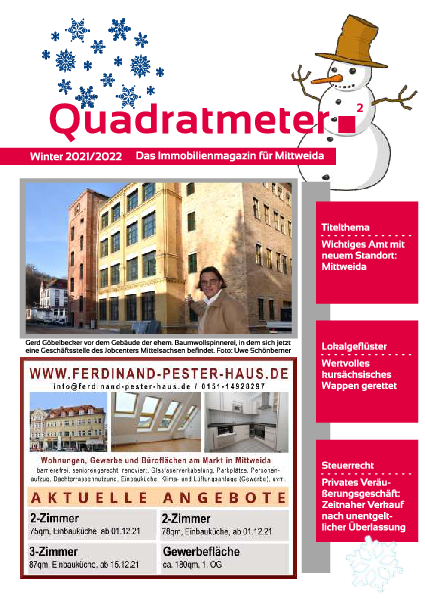 Quadratmeter Ausgabe 2021 Winter