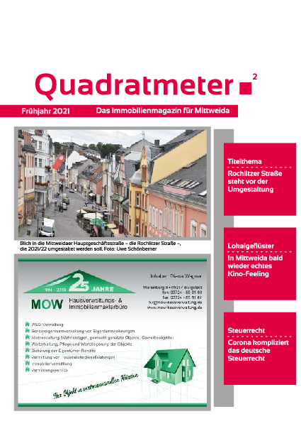 Quadratmeter Ausgabe 2021 Frühjahr