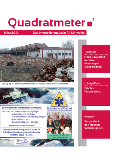 Quadratmeter Ausgabe 2013 Frühjahr