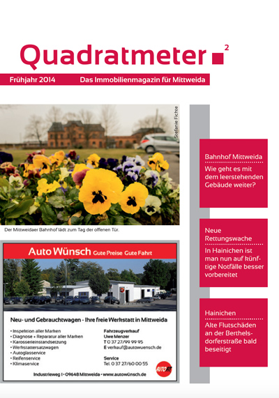 Quadratmeter Ausgabe 2014 Frühjahr