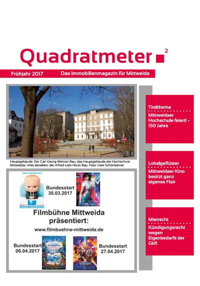 Quadratmeter Ausgabe 2017 Frühjahr