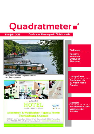 Quadratmeter Ausgabe 2018 Frühjahr