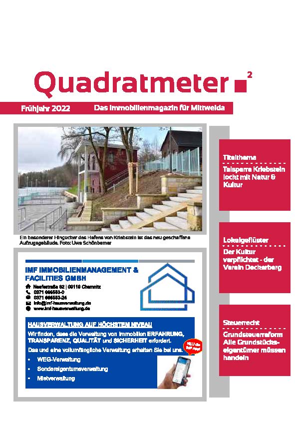 Quadratmeter Ausgabe 2022 Frühjahr