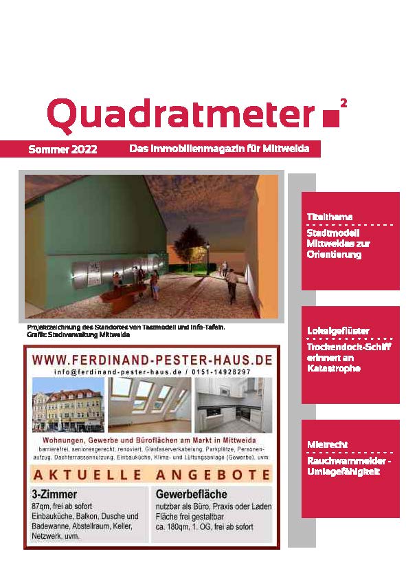 Quadratmeter Ausgabe 2022 Sommer